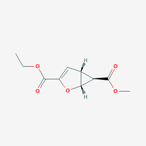 molecular formula C10H12O5 B169711 (1alpha,5alpha,6alpha)-2-Oxabicyclo[3.1.0]hex-3-ene-3,6-dicarboxylic acid 3-ethyl 6-methyl ester CAS No. 121262-20-2