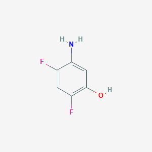 molecular formula C6H5F2NO B169713 5-Amino-2,4-difluorophenol CAS No. 113512-71-3