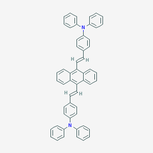 molecular formula C54H40N2 B169716 9,10-Bis[4-(diphenylamino)styryl]anthracene CAS No. 155139-11-0