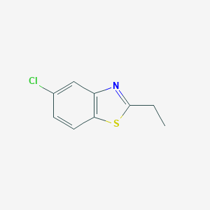 molecular formula C9H8ClNS B016972 5-Chloro-2-ethylbenzo[d]thiazole CAS No. 107611-11-0