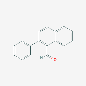 molecular formula C17H12O B169721 2-Phenylnaphthalene-1-carbaldehyde CAS No. 137869-22-8
