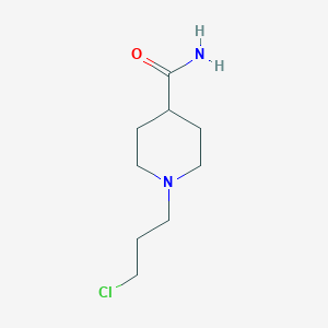 molecular formula C9H17ClN2O B169732 1-(3-Chloropropyl)piperidine-4-carboxamide CAS No. 129846-88-4