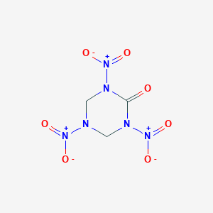 molecular formula C3H4N6O7 B169740 1,3,5-Trinitro-1,3,5-triazinan-2-one CAS No. 115029-35-1