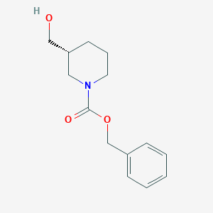 molecular formula C14H19NO3 B169744 (R)-1-CBZ-3-(HYDROXYMETHYL)PIPERIDINE CAS No. 160706-61-6