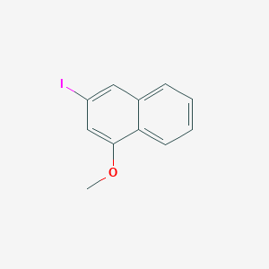 molecular formula C11H9IO B169747 3-Iodo-1-methoxynaphthalene CAS No. 148491-01-4