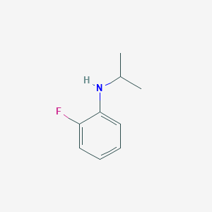 molecular formula C9H12FN B169749 N-isopropyl-2-fluoroaniline CAS No. 112121-87-6