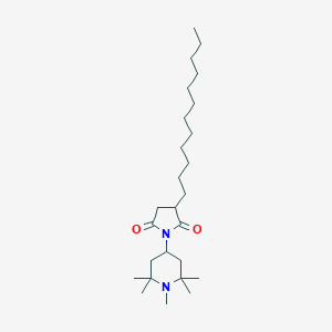 2,5-Pyrrolidinedione, 3-dodecyl-1-(1,2,2,6,6-pentamethyl-4-piperidinyl)-
