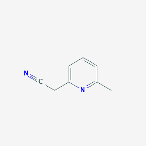 molecular formula C8H8N2 B169760 2-(6-Methylpyridin-2-yl)acetonitrile CAS No. 14993-80-7