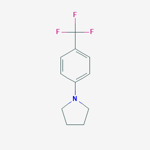 molecular formula C11H12F3N B169778 1-(4-(Trifluoromethyl)phenyl)pyrrolidine CAS No. 113845-68-4