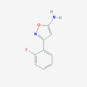 3-(2-Fluorophenyl)-1,2-oxazol-5-amine