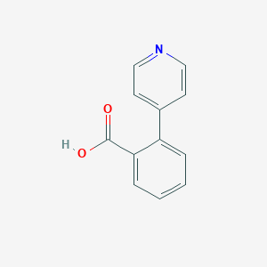 molecular formula C12H9NO2 B169793 2-(Pyridin-4-yl)benzoic acid CAS No. 133362-99-9