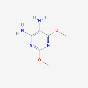 molecular formula C6H10N4O2 B169801 5,6-Diamino-2,4-dimethoxypyrimidine CAS No. 133185-44-1