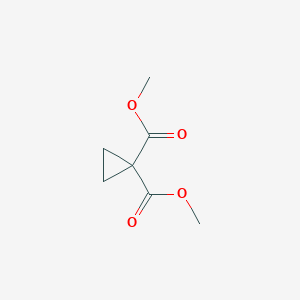 molecular formula C7H10O4 B169818 Dimethyl cyclopropane-1,1-dicarboxylate CAS No. 151444-20-1