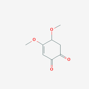 molecular formula C8H10O4 B169824 4,5-Dimethoxycyclohex-3-ene-1,2-dione CAS No. 198134-67-7