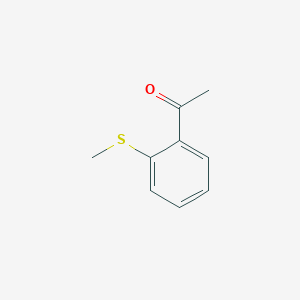 molecular formula C9H10OS B169842 o-(Methylthio)acetophenone CAS No. 1441-97-0