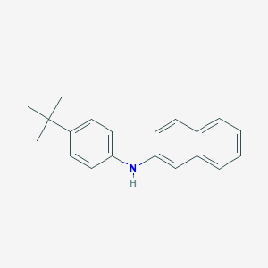 molecular formula C20H21N B169852 N-(4-tert-Butylphenyl)-2-naphthylamine CAS No. 1875-67-8