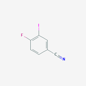 molecular formula C7H3FIN B169875 4-Fluoro-3-iodobenzonitrile CAS No. 159719-57-0