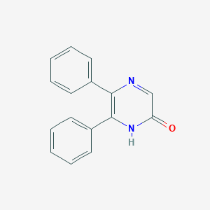 molecular formula C16H12N2O B169877 5,6-Diphenylpyrazin-2-ol CAS No. 18591-57-6