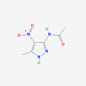 N-(5-Methyl-4-nitro-1H-pyrazol-3-yl)acetamide