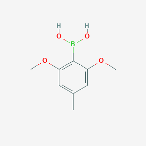 molecular formula C9H13BO4 B169899 (2,6-Dimethoxy-4-methylphenyl)boronic acid CAS No. 176528-19-1