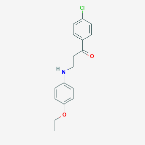 1-(4-Chlorophenyl)-3-(4-ethoxyanilino)-1-propanone