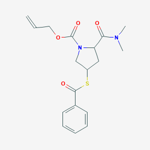 (2S,4S)-Allyl 4-(benzoylthio)-2-(dimethylcarbamoyl)pyrrolidine-1-carboxylate