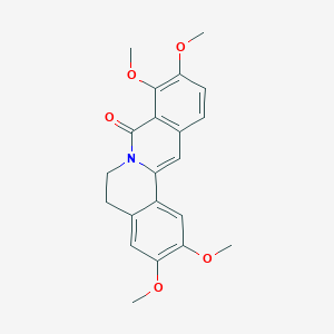 molecular formula C21H21NO5 B169944 Oxypalmatine CAS No. 19716-59-7