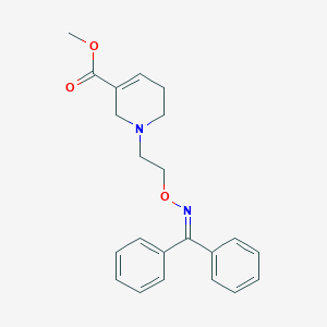 1-[2-[[(Diphenylmethylene)amino]oxy]ethyl]-1,2,5,6-tetrahydro-3-pyridinecarboxylic acid methyl ester