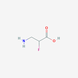 molecular formula C3H6FNO2 B016996 α-氟-β-丙氨酸 CAS No. 3821-81-6