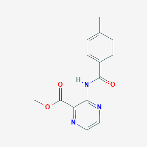3-[(4-Methylbenzoyl)amino]pyrazine-2-carboxylic acid methyl ester