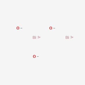 molecular formula Bi2O3 B169979 Bismuth oxide CAS No. 171869-78-6