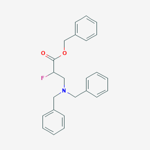 molecular formula C24H24FNO2 B016998 Benzyl 3-(dibenzylamino)-2-fluoropropanoate CAS No. 887352-80-9
