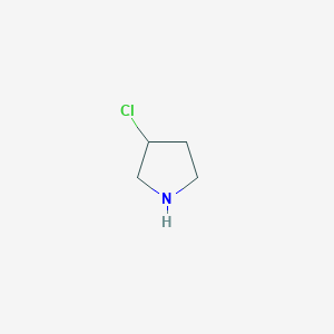 molecular formula C4H8ClN B169988 3-Chloropyrrolidine CAS No. 10603-49-3