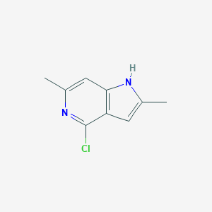 molecular formula C9H9ClN2 B169994 4-Chloro-2,6-dimethyl-1H-pyrrolo[3,2-c]pyridine CAS No. 146398-90-5
