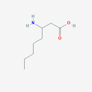 molecular formula C8H17NO2 B017000 3-Aminooctanoic acid CAS No. 104883-49-0