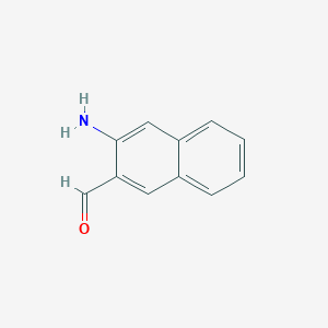 molecular formula C11H9NO B170001 3-Amino-2-naphthaldehyde CAS No. 154845-34-8