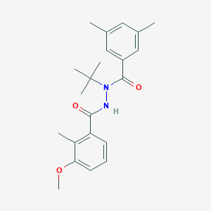 molecular formula C22H28N2O3 B170004 甲氧基苯甲酰肼 CAS No. 163442-56-6