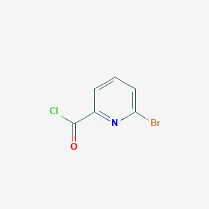 molecular formula C6H3BrClNO B170018 6-溴吡啶-2-甲酸氯 CAS No. 139487-69-7