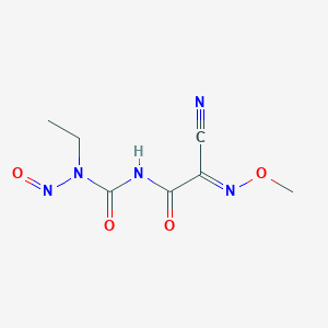 molecular formula C7H9N5O4 B017002 N-亚硝基库拉松酸 CAS No. 105632-75-5