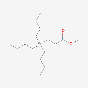 molecular formula C16H34O2Sn B170022 Methyl 3-tributylstannylpropanoate CAS No. 19464-44-9