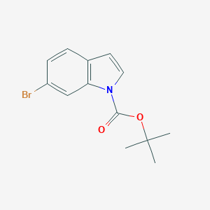 molecular formula C13H14BrNO2 B170032 tert-Butyl 6-bromo-1H-indole-1-carboxylate CAS No. 147621-26-9