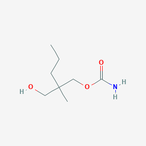 molecular formula C8H17NO3 B170035 2-(Hydroxymethyl)-2-methylpentyl carbamate CAS No. 1471-56-3