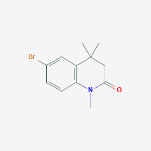 6-Bromo-1,4,4-trimethyl-3,4-dihydroquinolin-2(1H)-one