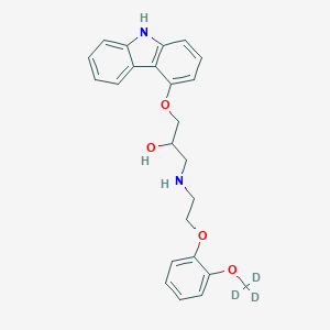 molecular formula C24H26N2O4 B017004 Carvedilol-d3 CAS No. 1020719-25-8