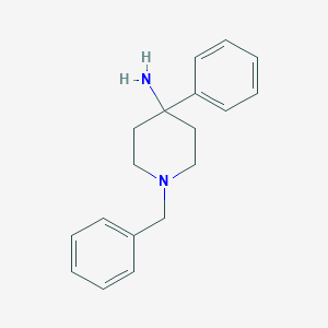 molecular formula C18H22N2 B170047 1-苄基-4-苯基哌啶-4-胺 CAS No. 181641-49-6