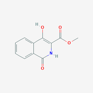 molecular formula C11H9NO4 B170049 Methyl 4-hydroxy-1-oxo-1,2-dihydroisoquinoline-3-carboxylate CAS No. 13972-97-9