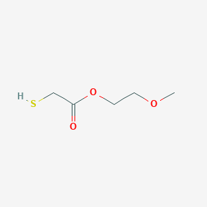 molecular formula C5H10O3S B017005 2-Methoxyethyl 2-sulfanylacetate CAS No. 19788-48-8