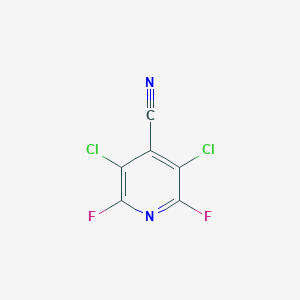 molecular formula C6Cl2F2N2 B170088 4-Cyano-3,5-dichloro-2,6-difluoropyridine CAS No. 17723-26-1