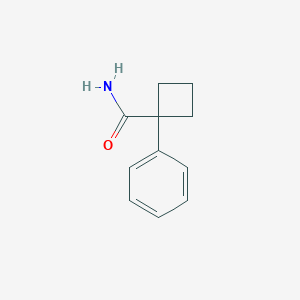 molecular formula C11H13NO B170090 1-苯基环丁烷甲酰胺 CAS No. 17380-65-3