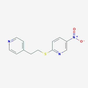 5-Nitro-2-(2-pyridin-4-ylethylsulfanyl)pyridine